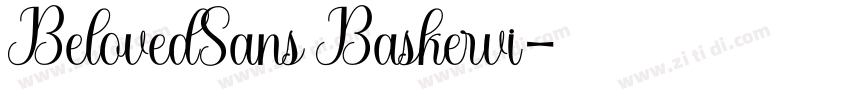 BelovedSans Baskervi字体转换